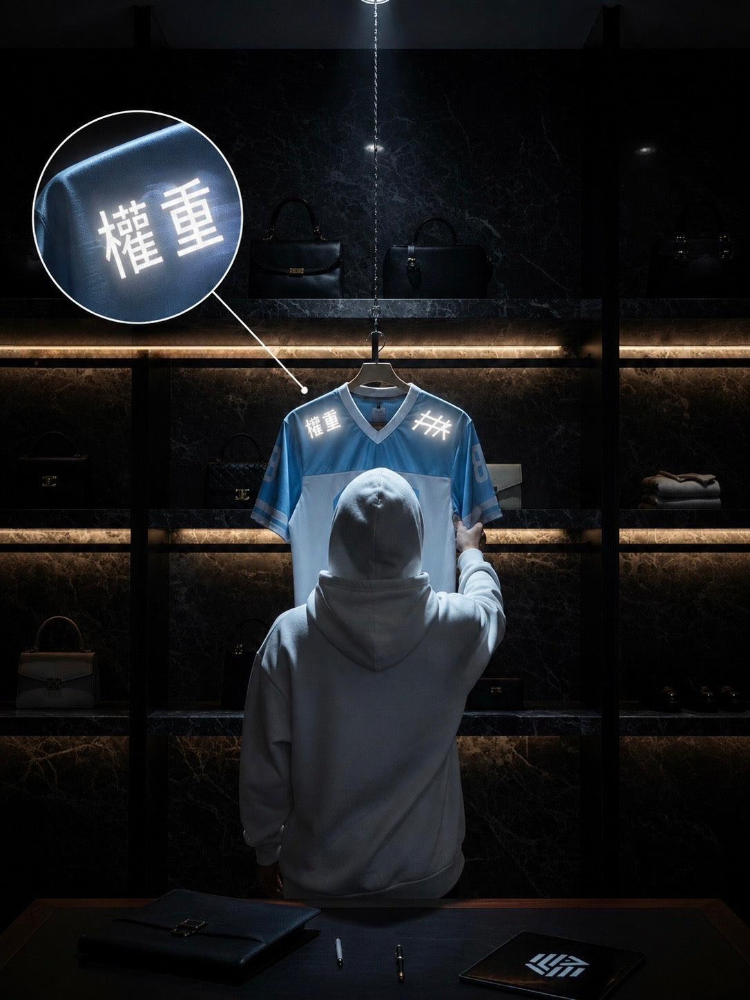 3M Reflective Under Flash And Light.